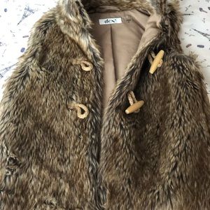 Faux fur vest